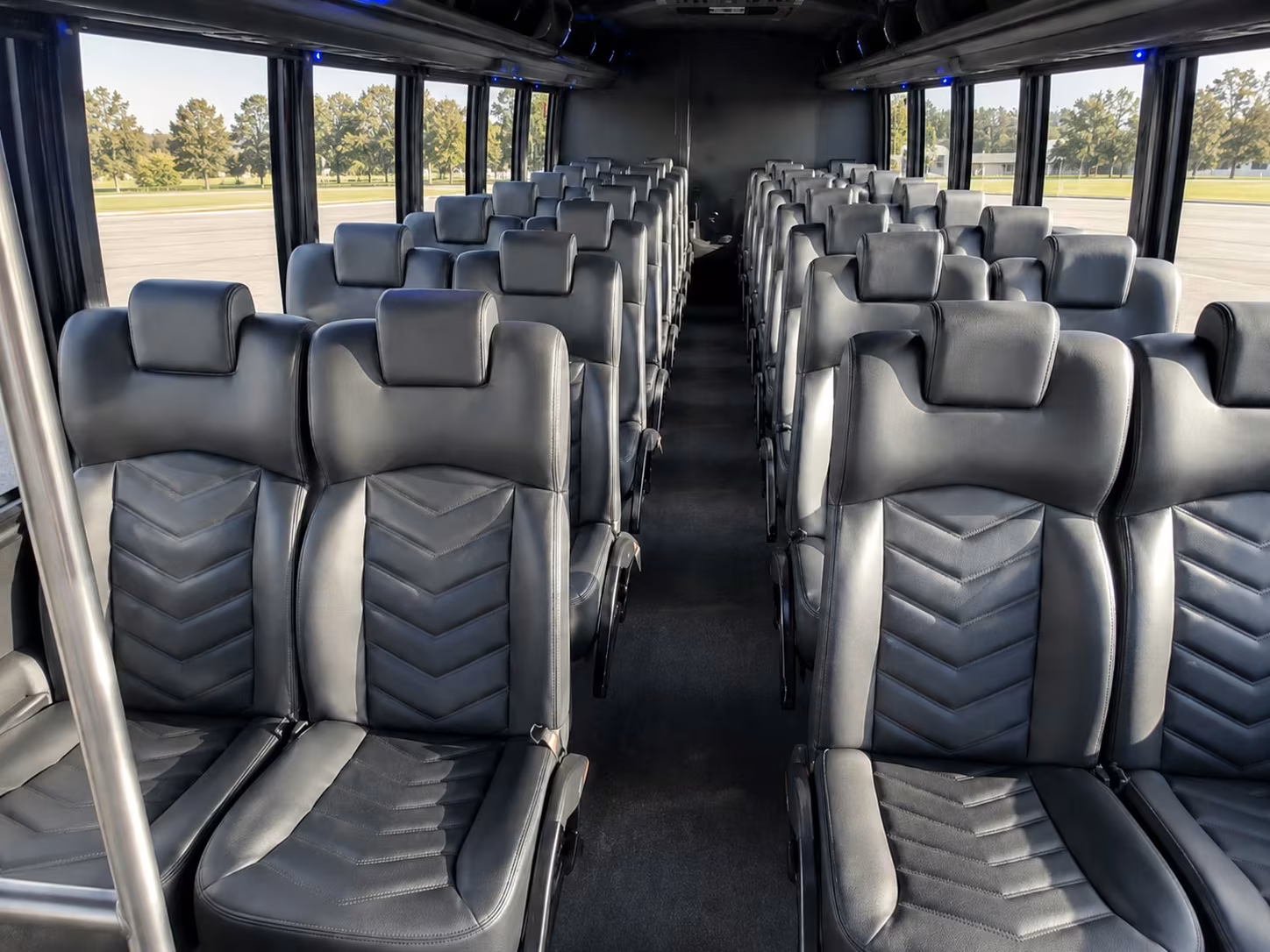 15 passenger minibus interior