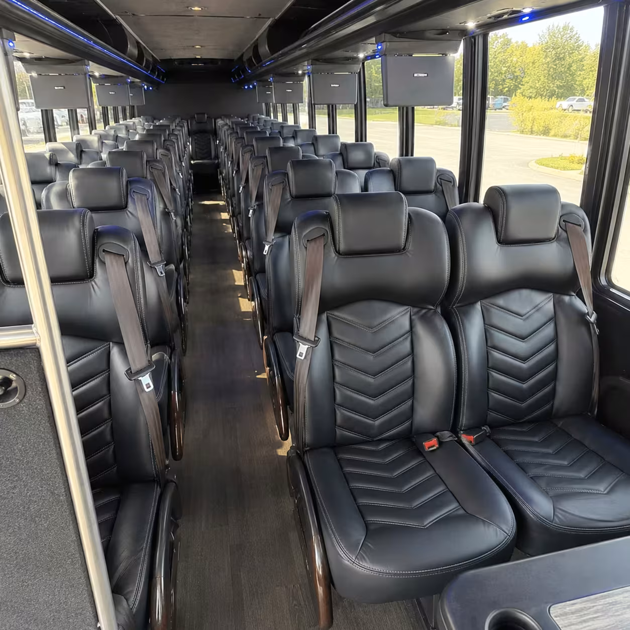 25 passenger minibus inside