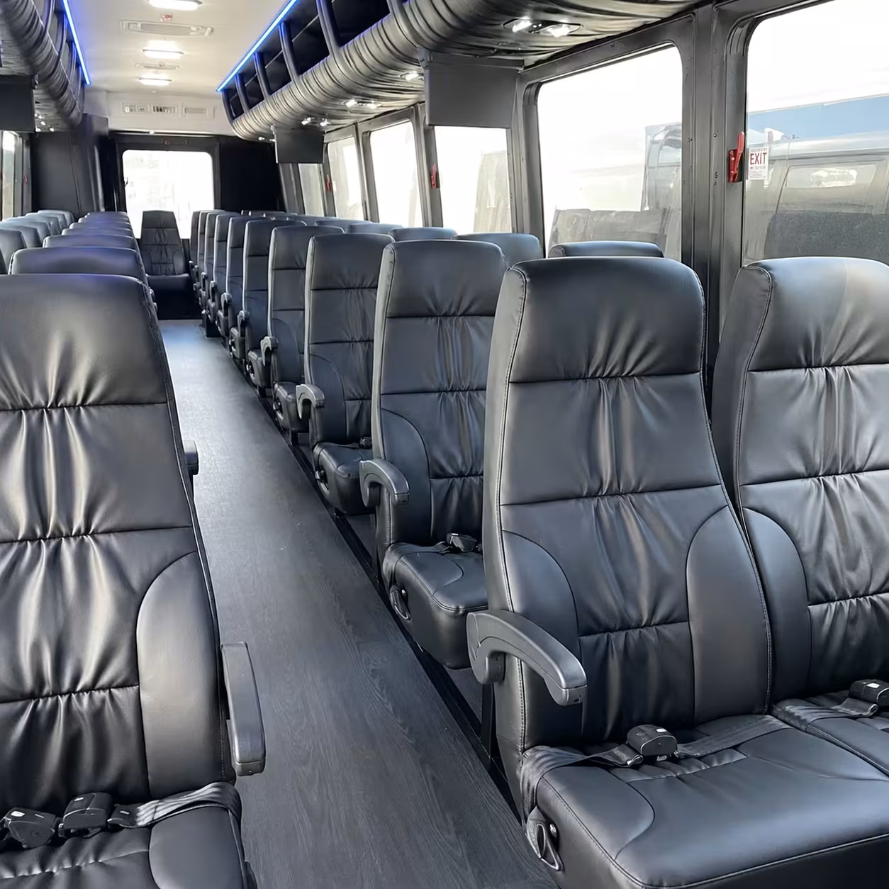 35 passenger minibus interior