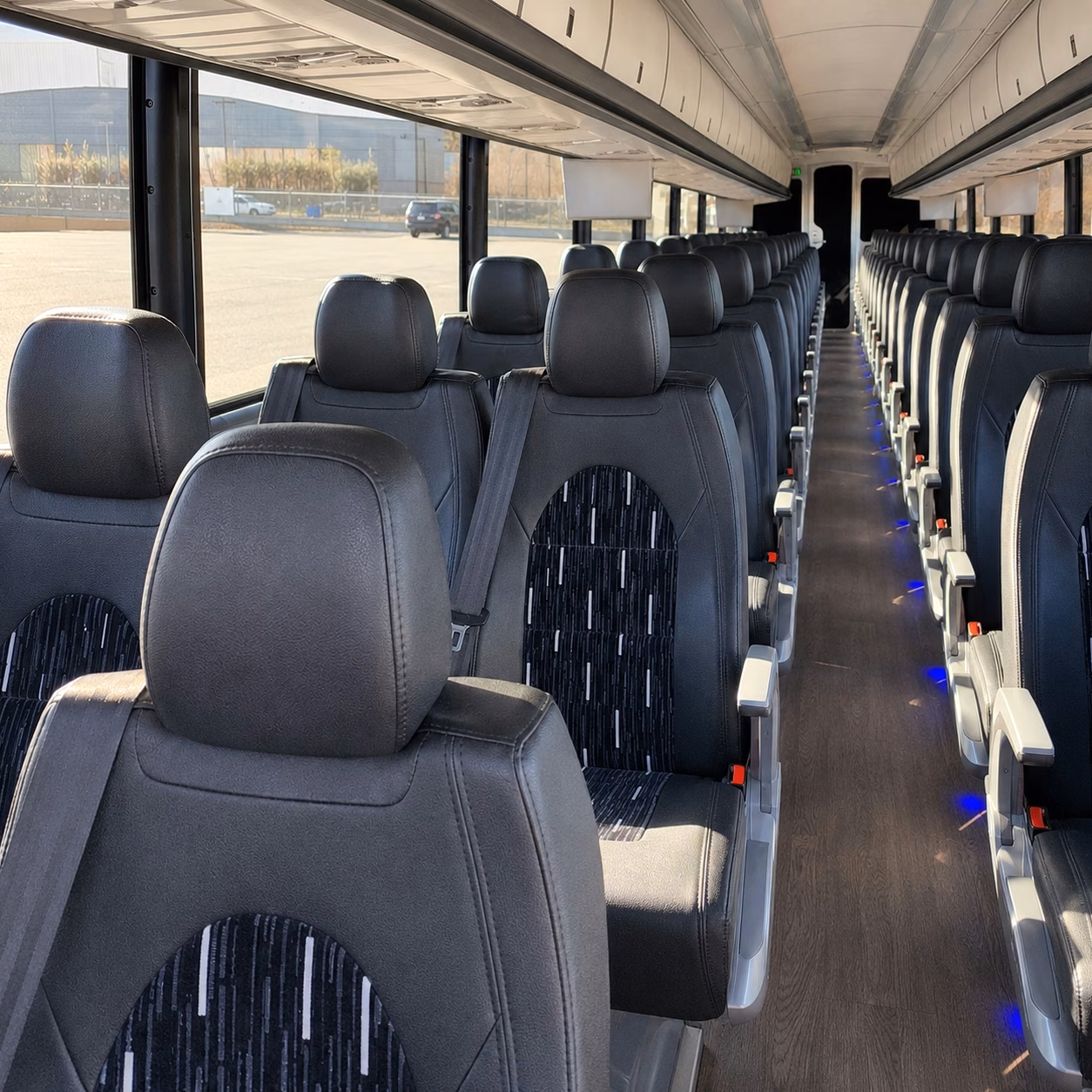 westland charter bus interior