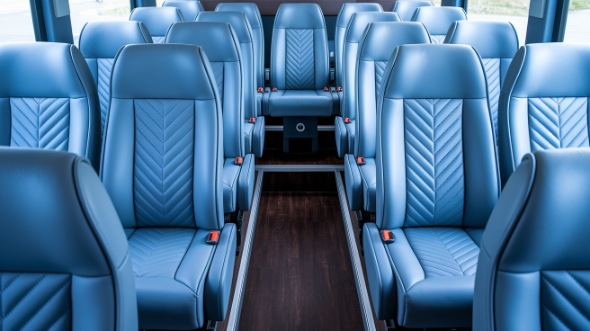 18 passenger minibus interior