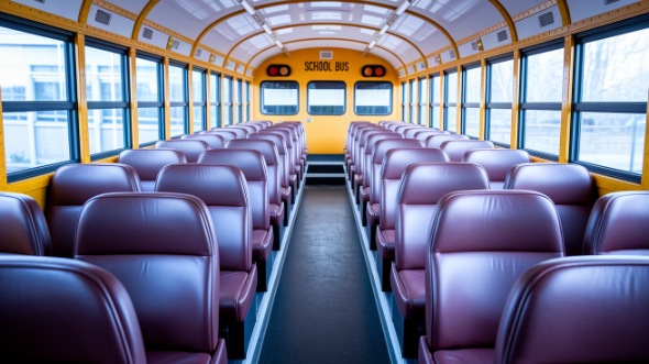 school bus rental interior farmington hills