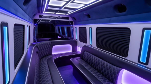 sprinter limo rental interior farmington hills