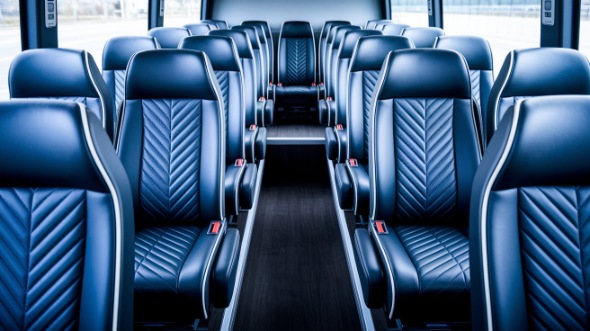 westland 18 passenger minibus inside