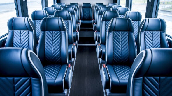 westland 25 passenger minibus inside