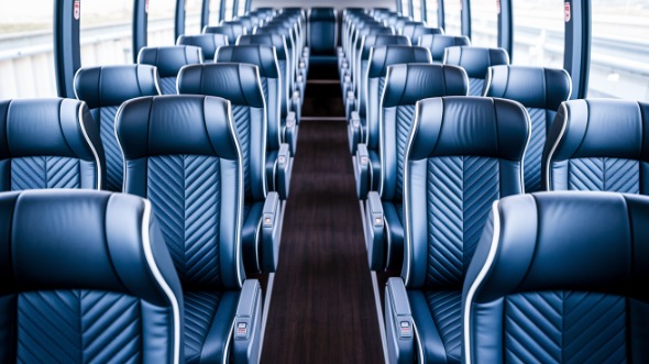 westland 54 passenger charter bus rental