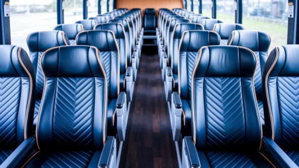westland 56 passenger charter bus inside